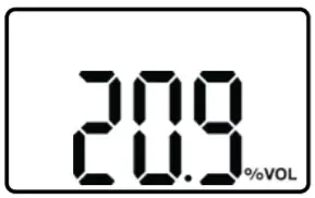 SENKO SGT Disposable Personal Monitor - Measuring mode