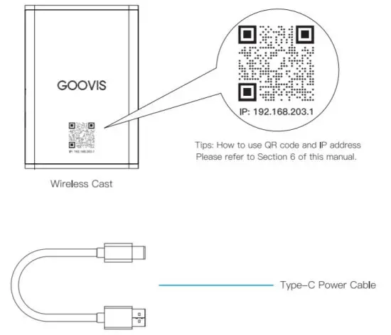 GOOVIS C10 Wireless Cast - figure 1