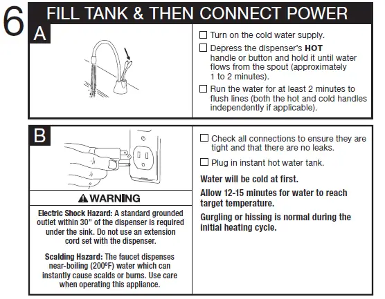 insinkerator Instant Hot Water Dispenser fig 12