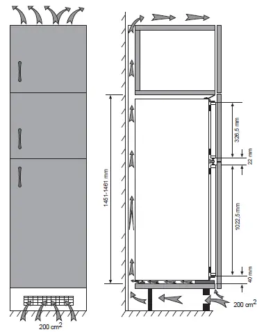 beko D54223B Freestanding Refrigerator fig 4