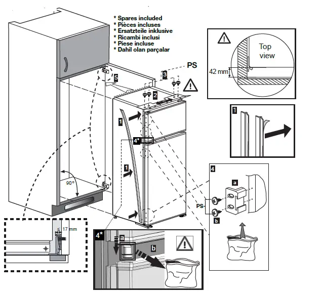 beko D54223B Freestanding Refrigerator fig 6