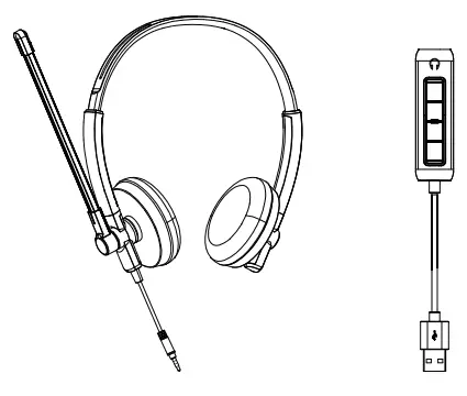 DELL WH1022 Stereo Computer Headset-fig1