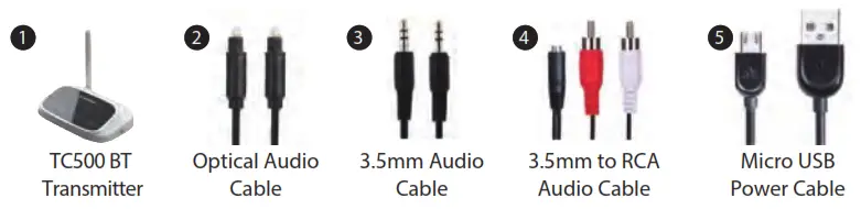 Avantree BTTC 500W D Wireless Audio Transmitter and Receiver - Fig1