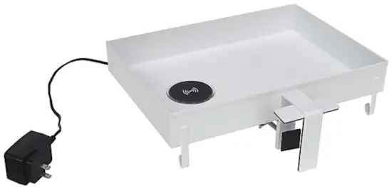 BED BATH BEYOND 69680544 Wireless Charging Bunk Shelf