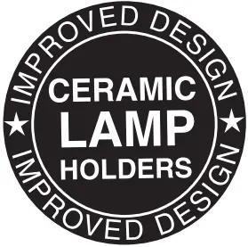 Ceramic lamp holders