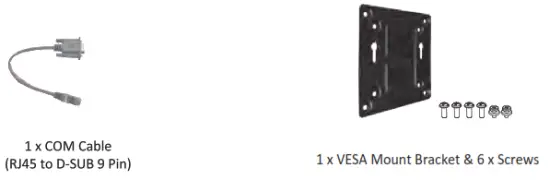 CARTFT QBiX Plus APLA3450 A1 Industrial system with Intel Celeron N3450 Processor - Package Contents2