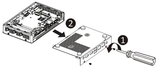 CARTFT QBiX Plus APLA3450 A1 Industrial system with Intel Celeron N3450 Processor - fig 2
