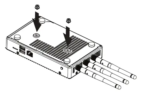 CARTFT QBiX Plus APLA3450 A1 Industrial system with Intel Celeron N3450 Processor - fig 21