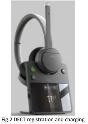 RTX725x High End Headset - DECT Registration