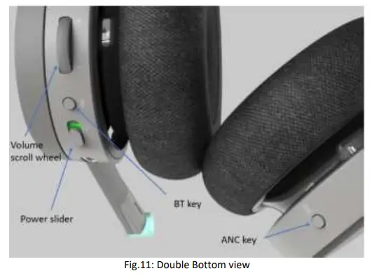 RTX725x High End Headset - Physical buttons