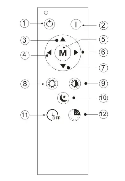 Zhongshan Quanlin Lighting Technology Ql-rc-0040 Remote Control Instructions Zhongshan Quanlin Lighting Technology Ql-rc-0040 Remote Control Instructions