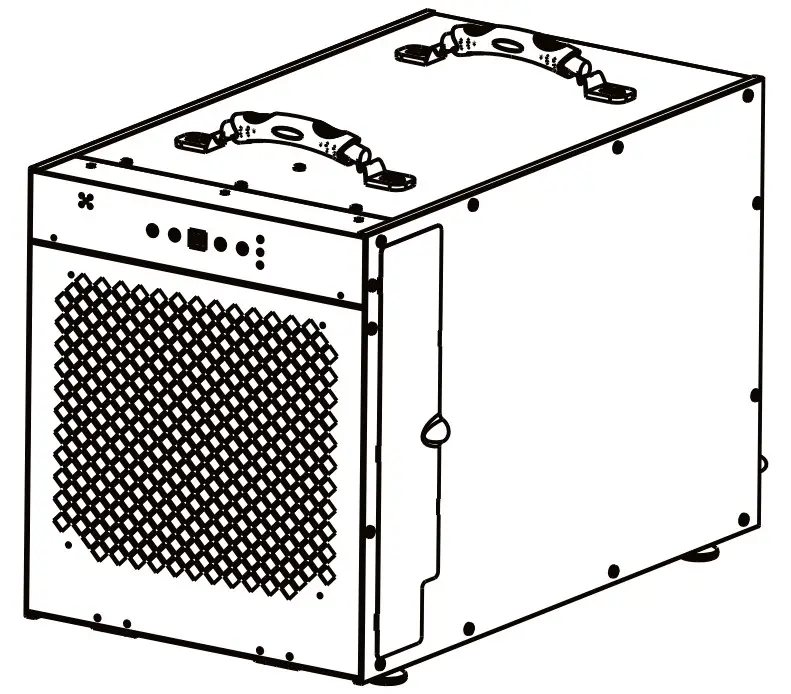 baseaire AirWerx 120X Dehumidifier for Basement and Whole House-