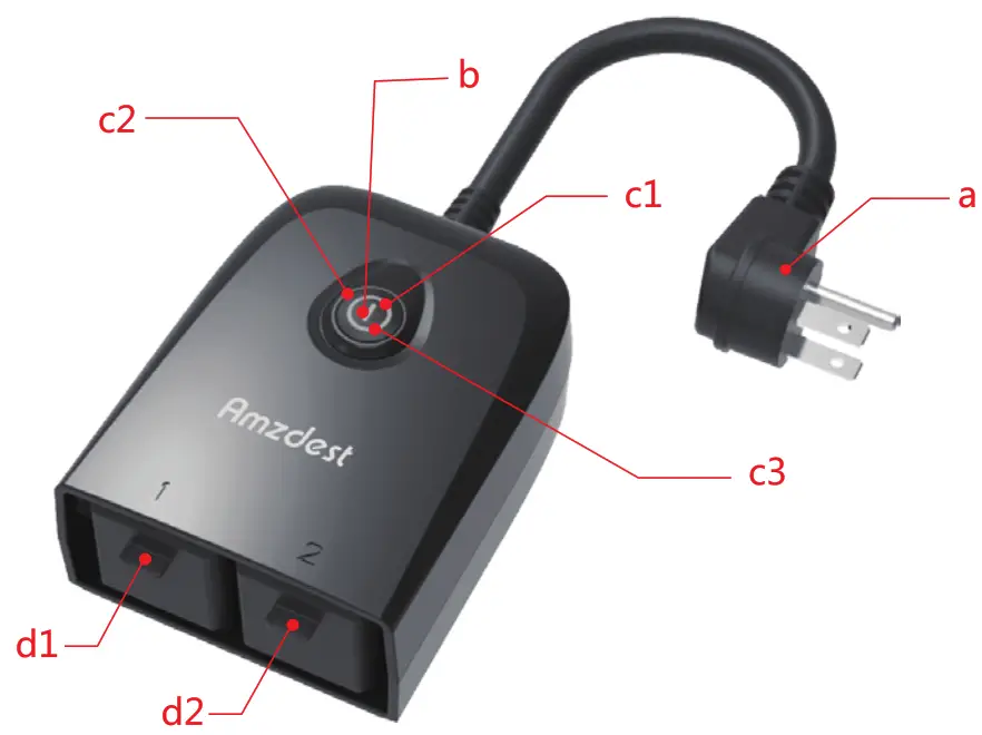 Amzdest OutDoor Smart Plug- 03