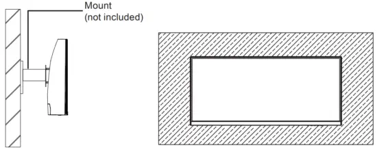 VIOTEK GNV34DBE2 Gaming Monitor - fixture