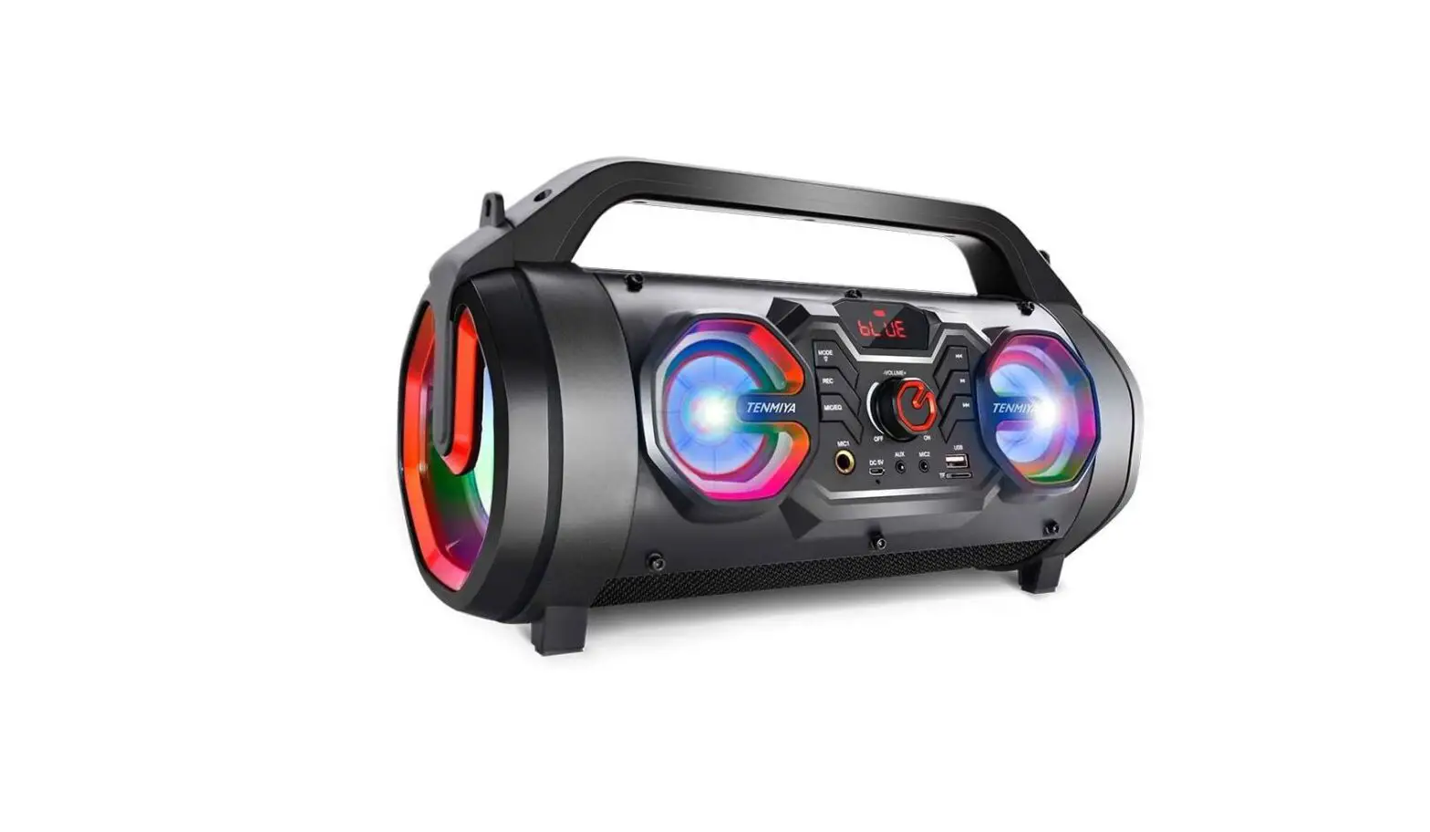 Portable Bluetooth Speakers, 30w Loud Outdoor Speakers With Subwoofer-complete Features/owner's Manual