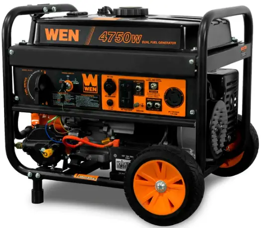 WEN DF475T 4750 Watt Dual Fuel Generator