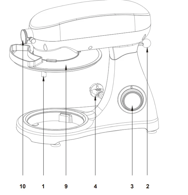 VENTRAY-SM600-Stand-Mixer-FIG-1