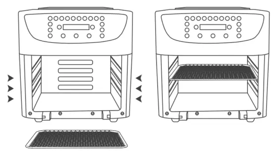Place Air Flow Racks into Unit