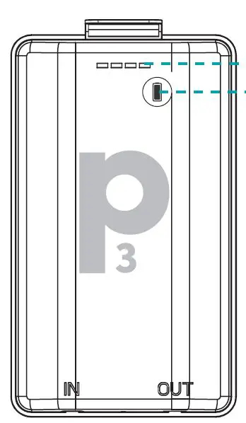 power3 UNIVERSAL RECHARGEABLE POWER BATTERY PACK fig 2