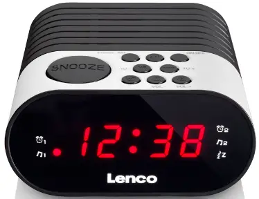 Lenco-CR- 07-Clock-Radio-with-PLL-FM-and-LED-Display-LOGO