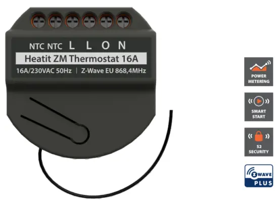heatit 4512673 ZM Thermostat 16A - 4