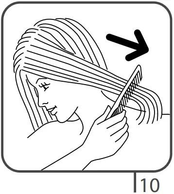 ROWENTA CF9420E0 Brush Active Nano Smart FIRST USE 10