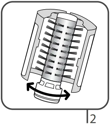 ROWENTA CF9420E0 Brush Active Nano Smart FIRST USE 2