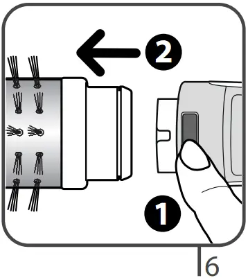 ROWENTA CF9420E0 Brush Active Nano Smart FIRST USE 6
