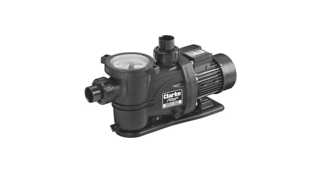 Clarke Spp15a Swimming Pool Pump User Manual