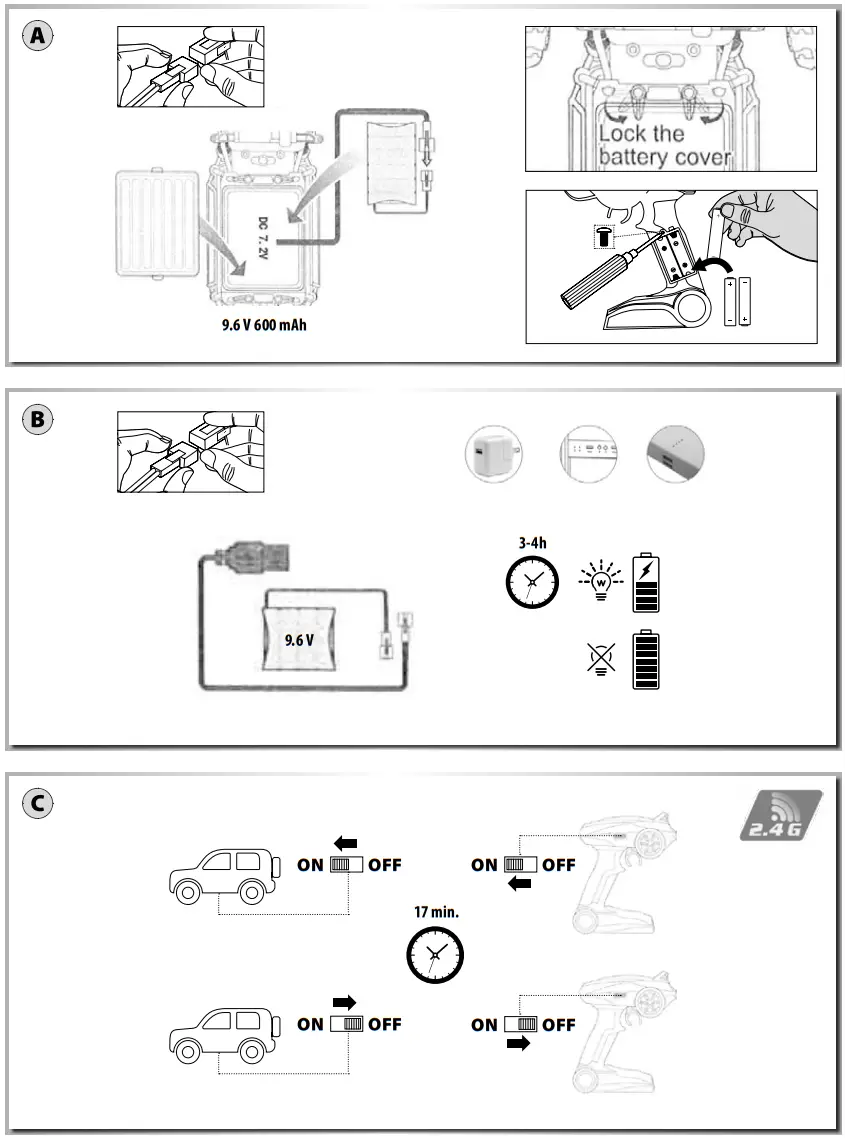 CARSON 500404191 Amphi Power Truck 2.4 GHz 100% RTR - Fig