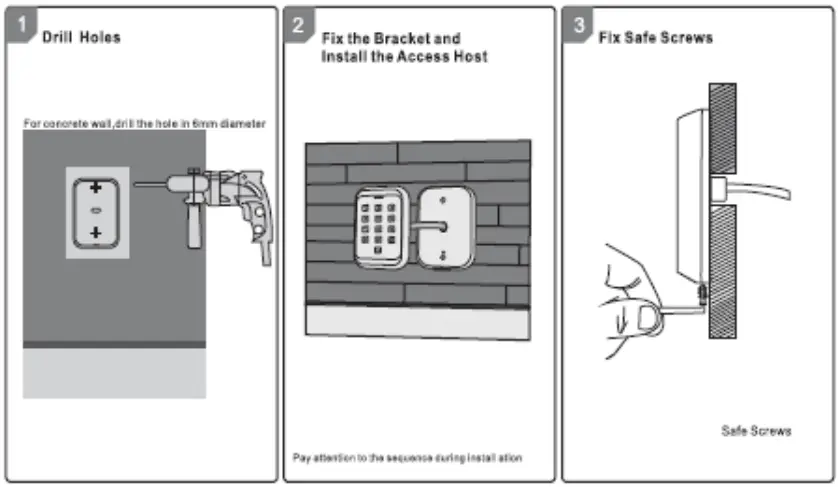 VISIONIS VIS 3004 Keypad Card Reader - 1