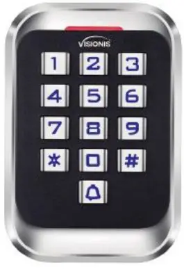 VISIONIS VIS 3004 Keypad Card Reader