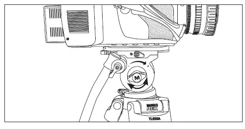 MAGNUS-REX-VT-4000-PRO-2 2-Stage-Video-Tripod-with-Fluid-Head-FIG-9