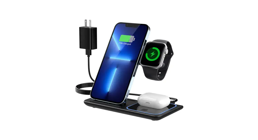Gopod Gw17a 3-in-1 Wireless Charging Pad User Manual Gopod Gw17a 3-in-1 Wireless Charging Pad User Manual