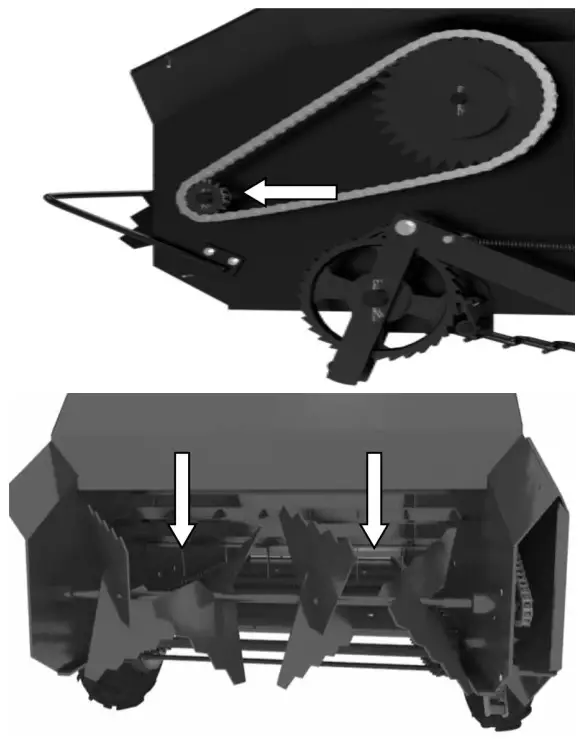 abi ATTACHMENTS ABI 25 Cubic Foot Classic Spreader - Bar Chain