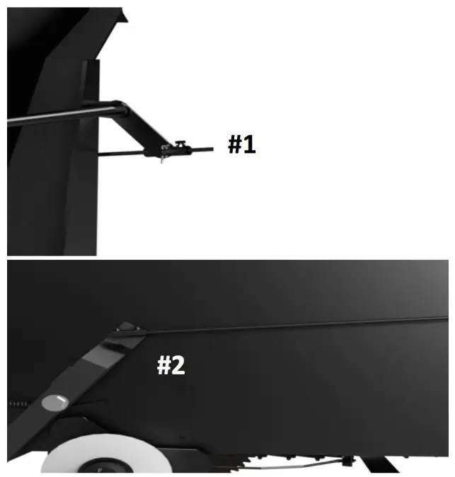 abi ATTACHMENTS ABI 25 Cubic Foot Classic Spreader - Lever Rod