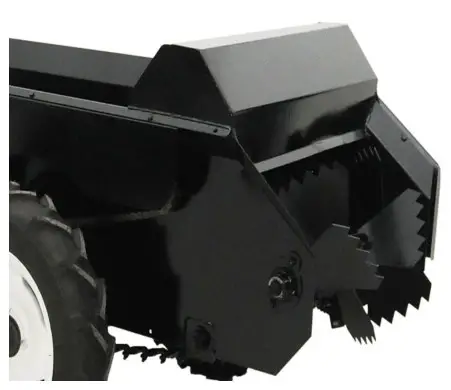 abi ATTACHMENTS ABI 25 Cubic Foot Classic Spreader - Shredder Hood