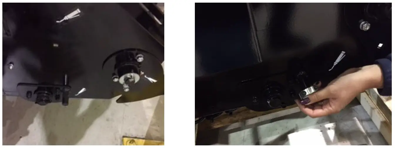 abi ATTACHMENTS ABI 25 Cubic Foot Classic Spreader - adjustments