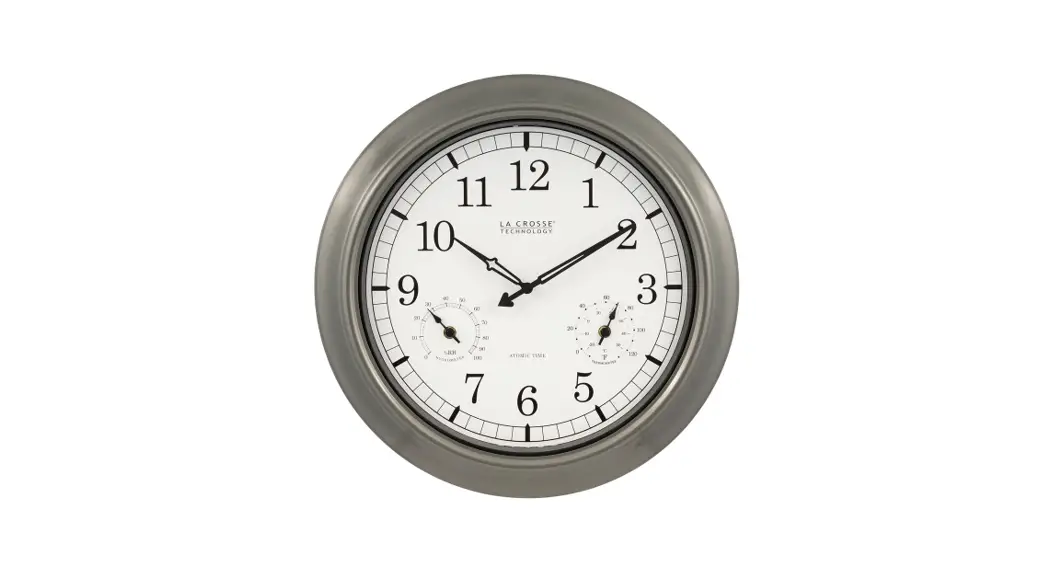 La Crosse Technology Wt-3181x1 Outdoor Atomic Wall Clock User Guide La Crosse Technology Wt-3181x1 Outdoor Atomic Wall Clock User Guide