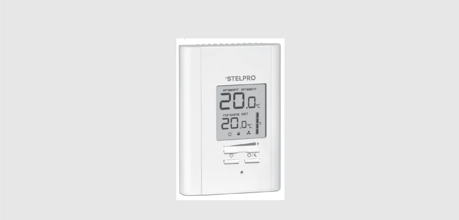 Stelpro Ste302r2+ Single Programming Electronic Thermostat User Guide
