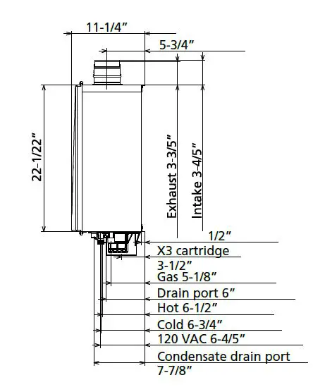 state WATER HEATERS GTS-240X3 Residential Gas Water Heaters 8