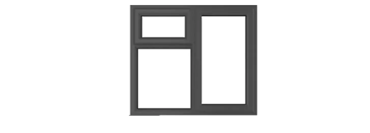 Screwfix 2547263 Left-hand Opening Clear Double-glazed Casement Anthracite On White Aluminium Window Installation Guide