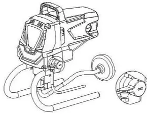 WILTEC 63003 Piston Pump Paint Sprayer - fig 9