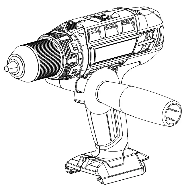 HARTTOOL HPHD01 20 Volt Hammer Drill - fig