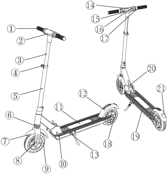 FUNDOT F8 Electric Scooter - fig 1