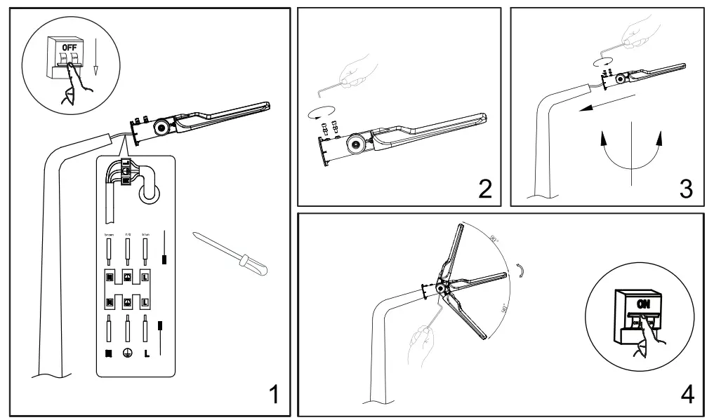 V TAC VT 39ST S LED Street Light with Light Sensor - figure 1