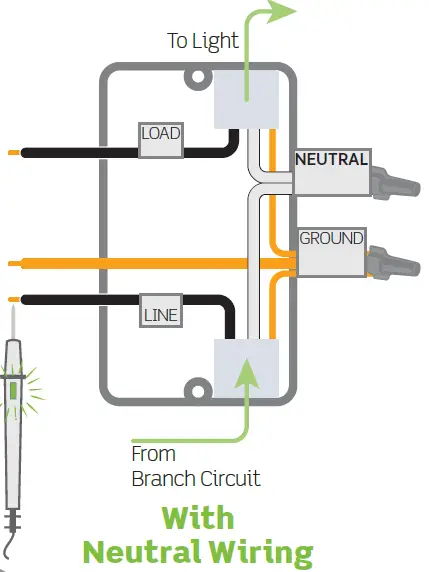 LEVITON DI-000-DN15S-02B No Neutral Wire Required Switch 08