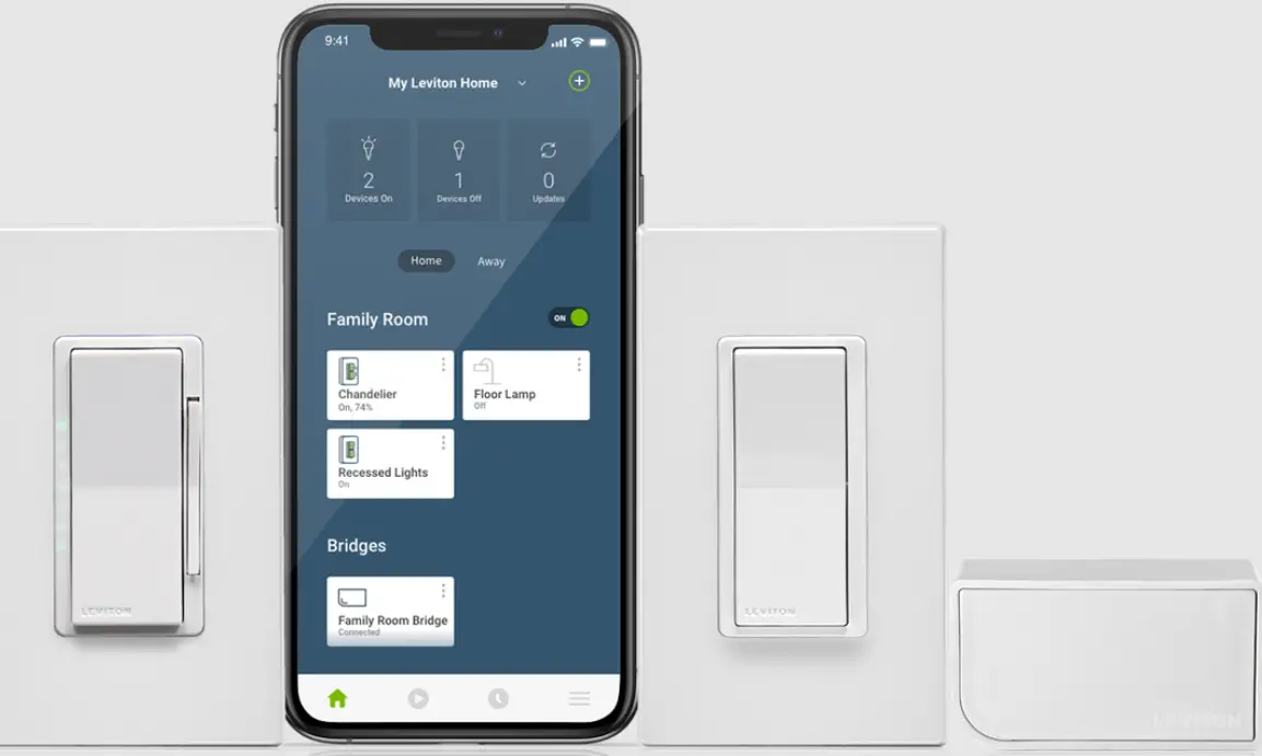 LEVITON DI-000-DN15S-02B No Neutral Wire Required Switch PRODUCT