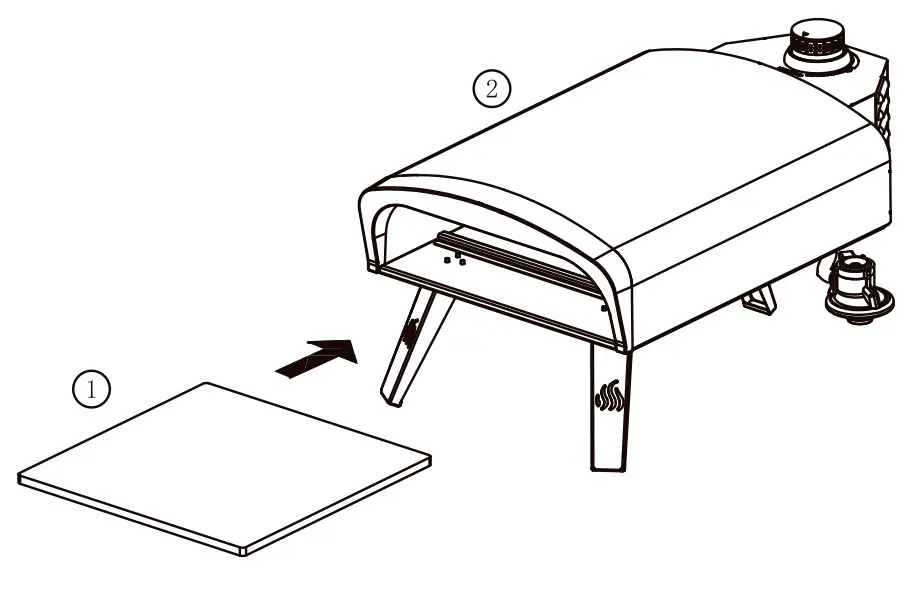 tepro 3317UK Burnsville Gas Pizza Oven - Figure 2