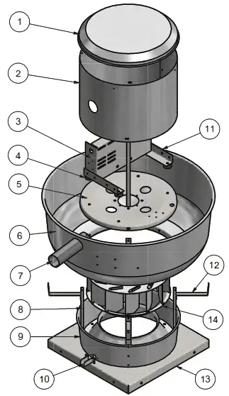 CANARM ALX105 UD ALX Series Spun Aluminum Exhauster - Fig 14